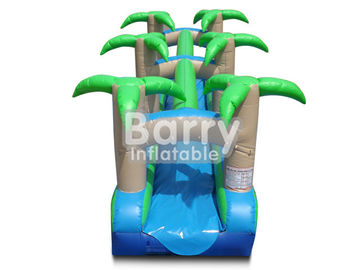 Riegue los toboganes acuáticos inflables de la selva tropical del patio incombustibles 28L X 8W x 11H pie