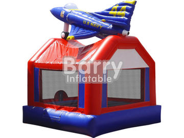 Las gorilas inflables del avión del patio de los niños de la seguridad fácilmente montan/embalaje