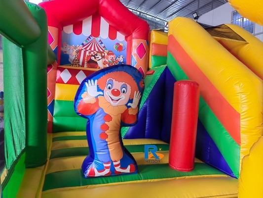 el salto comercial del PVC de 0.55m m se escuda los animales Jumper Inflatable Castle