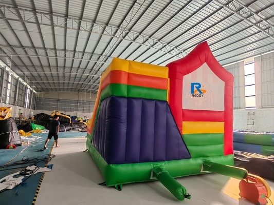 el salto comercial del PVC de 0.55m m se escuda los animales Jumper Inflatable Castle