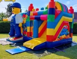 Parque de diversiones Bounce House Juegos Bloqueo de la fiesta Combinado inflable