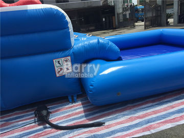 Tobogán acuático inflable del pulpo de la calidad comercial con la pequeña piscina desmontable