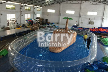 Mini piscina inflable modificada para requisitos particulares de la charca inflable interior de la bola con los hoyos de la bola