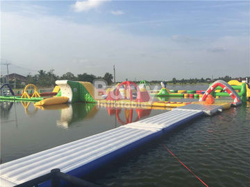 Seels el parque de atracciones inflable durable flotante inflable del parque del agua del tema