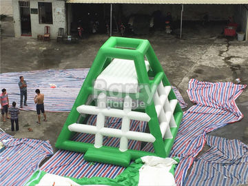 la alta agua inflable de los 4.8m juega la torre de salto del agua inflable con el tobogán acuático