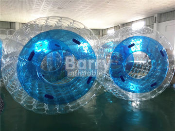 La piscina inflable de encargo impermeable juega el rodillo del agua azul para los niños/los adultos