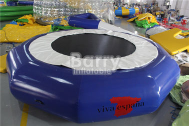 Trampolín flotante inflable durable modificado para requisitos particulares del agua del tamaño del agua abierta para los niños