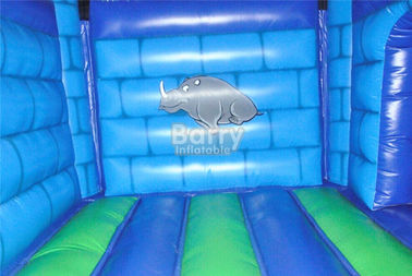 Casa de salto inflable azul de la gorila inflable de Mickey Mouse con la diapositiva