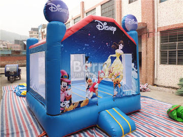 Princesa inflable al aire libre Moonwalks For Event/festival de Disney de la gorila de los niños