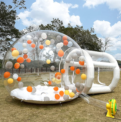 Tenda de globo caliente portátil transparente de burbujas inflables 7 días laborables Tiempo de producción