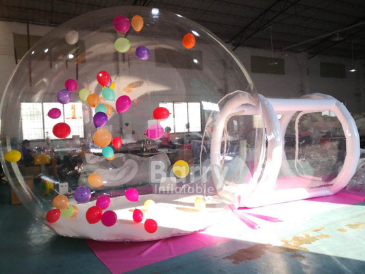 Impresión disponible carpa de fiesta inflable con globo transparente carpa de globo inflable