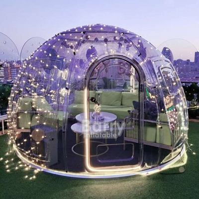 Casa de burbujas inflables de 3 metros con cúpula de globo transparente para fiestas de niños o adultos
