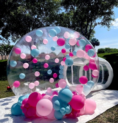 Casa de burbujas inflables de 3 metros con cúpula de globo transparente para fiestas de niños o adultos