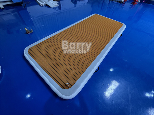 Impresión digital plataforma de natación con bomba de aire y color personalizado