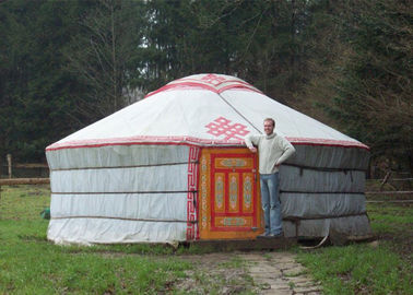 Bóveda que acampa inflable mongol impermeable al aire libre/tienda inflable de Yurt