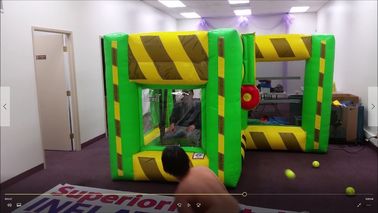 Juegos interactivos inflables al aire libre interiores/sistema inflable del tanque de la clavada para los niños