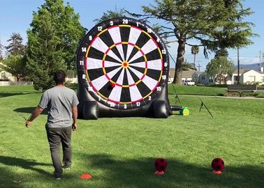 Tableros de dardo inflables gigantes del golf de los niños y de los adultos con las bolas para los parques, cuadrados, jardines