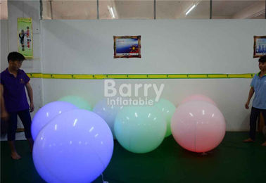 Globos ligeros de control de tacto coloridos de la bola LED de los globos de control de tacto inflables del LED para el partido