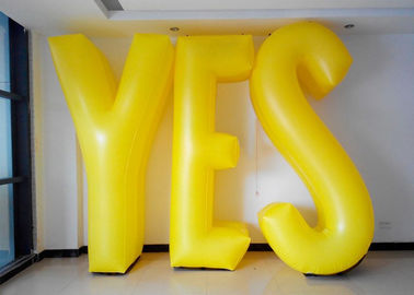 Logotipo inflable gigante de las letras de la publicidad del paño inflable al aire libre de los productos 3d Oxford