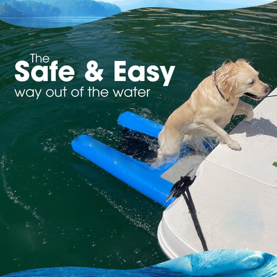 No resbaladizo de espuma EVA portátil plegable del perro Barco de la rampa de agua para el agua mascota de ayuda de las escaleras del perro rampa para perros pequeños hasta 230 libras