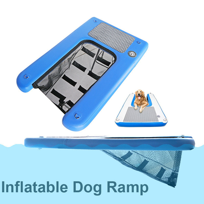 Ayudar a los perros a salir del agua DWF PVC lonas Escalera para perros Rampa de agua para perros Inflable Para para mascotas nadar