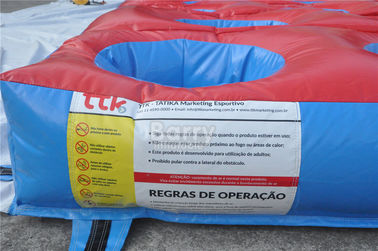 La raza de obstáculo inflable, colchón del obstáculo de Inflatables 5k funciona con el tamaño los 20x10x1.2M