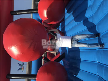Juego inflable Wrecking Ball 5K inflable de la carrera de obstáculos de los deportes insanos de la lona del PVC de Platón