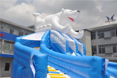 Nueva diapositiva hermosa gigante de la piscina del oso, diapositiva inflable de la piscina para el parque de atracciones