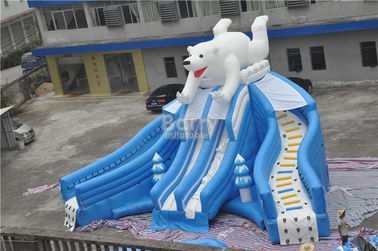 Nueva diapositiva hermosa gigante de la piscina del oso, diapositiva inflable de la piscina para el parque de atracciones