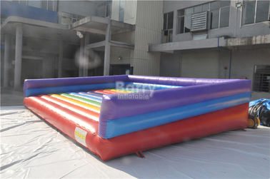 Cojín de salto inflable del juego interior o al aire libre de los niños para la lucha del gladiador del juego del deporte