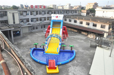 diapositiva inflable gigante para los niños, 1 - 3 años de la lona del PVC de 0.55m m de garantía