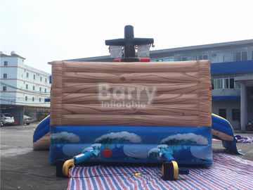 Los niños comerciales explotan el barco pirata inflable combinado con el material sin plomo