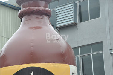 Productos de la publicidad de Commerical/modelo inflables de la botella de cerveza de Wiskey de la promoción con el ventilador