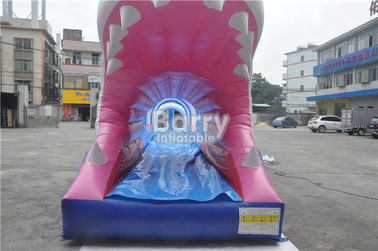 toboganes acuáticos inflables de la lona del PVC de 0.55m m para los niños, diapositiva inflable aguda de encargo del resbalón n