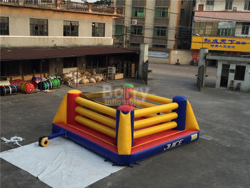 El patio interior embroma juegos inflables de los deportes/el ring de boxeo inflable