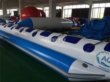 2 ~ el agua inflable soldada con autógena aire de 10 personas juega resistencia de la llama del tubo del barco de plátano