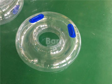 El solo tubo transparente, flotador de la diversión juega el anillo inflable de la natación del agua