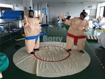 Trajes inflables adultos de la lucha de sumo con la estera para el acontecimiento al aire libre