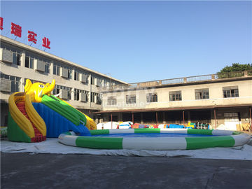 parque inflable del tobogán acuático de la lona del PVC de 0.55m m para los niños/los juegos inflables del agua