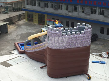 Toboganes acuáticos inflables grandes del dragón industrial de la calidad comercial el 15*11*8m modificado para requisitos particulares