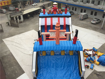 Curso al aire libre inflable de Obsatcle del gran barco pirata de la raza para los adultos/los niños
