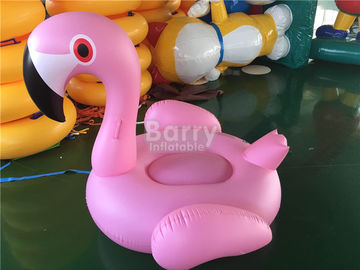 La piscina flotante inflable del rosa grande del tamaño juega/los animales del flamenco
