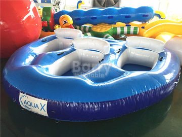 Juguetes inflables del agua del bebé azul y blanco para las piscinas SCT EN71