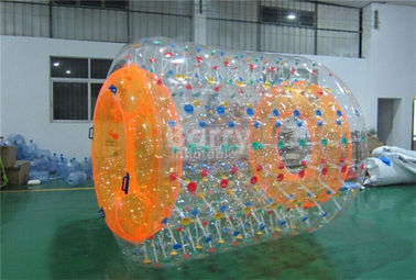 PVC juegos inflables del parque del agua de 0,6 o de 0.9m m, rodillo inflable del agua para los adultos