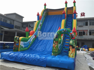 la diapositiva inflable comercial del 11X6X9m, lona del PVC explota el castillo de salto