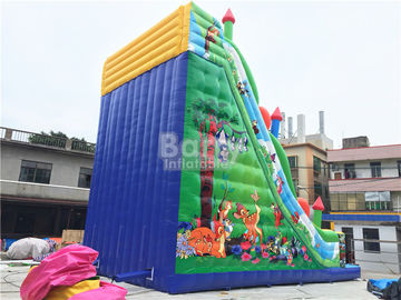 la diapositiva inflable comercial del 11X6X9m, lona del PVC explota el castillo de salto