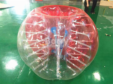 Juguetes inflables al aire libre claros rojos para los adultos/la bola humana de la burbuja del agua