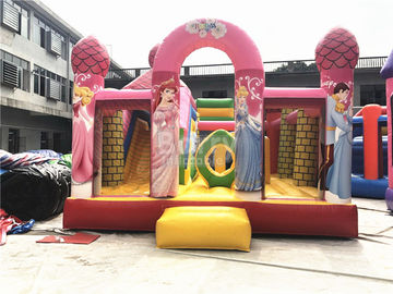 Princesa rosada grande Inflatable Bouncer, casa comercial profesional de la despedida