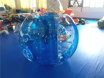 Juguetes inflables al aire libre durables, bola inflable azul del tope del hámster