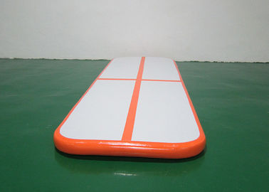 Sistema inflable de la pista de aire de la pequeña de 3M/el 10ft de la gimnasia del equipo pista anaranjada de la caída